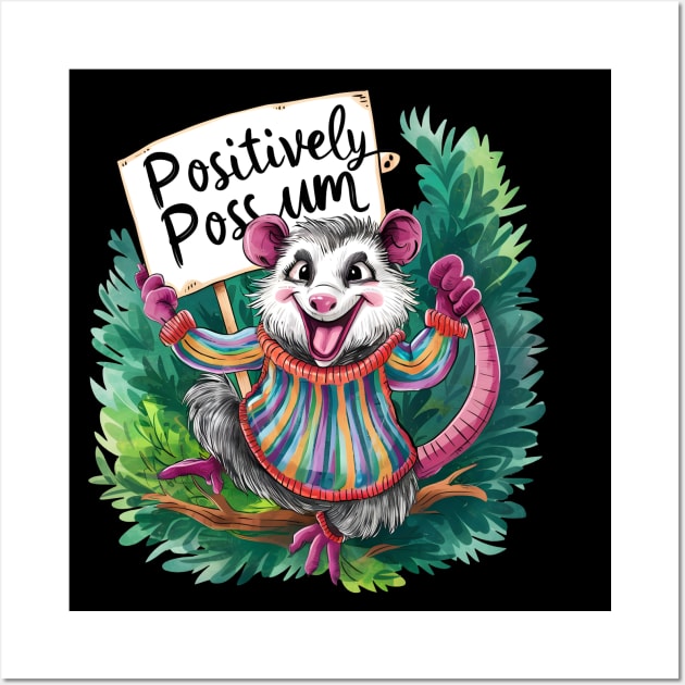 Positively Possum Wall Art by FreshIdea8